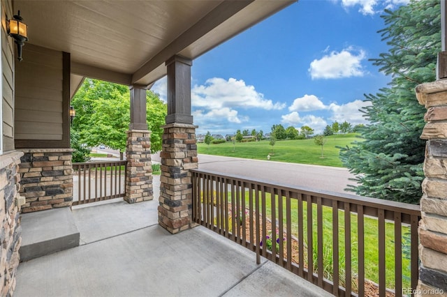 14258 Greenfield Loop, Parker, CO 80134 - porch featuring a yard