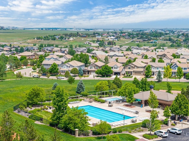 14258 Greenfield Loop, Parker, CO 80134 - drone / aerial view of a pool
