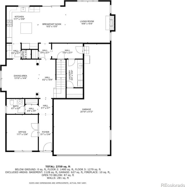 14258 Greenfield Loop, Parker, CO 80134 - property floor plan