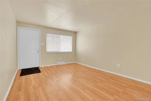 interior space featuring light wood-type flooring