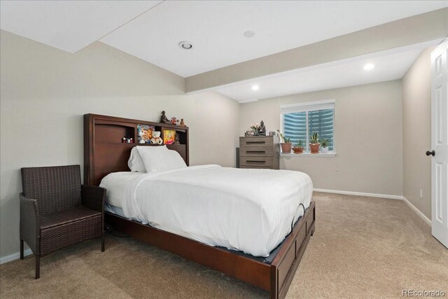 5370 S Gray St, Littleton, CO 80123 - bedroom with light carpet and recessed lighting