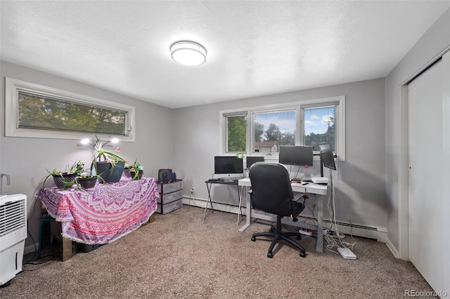 2633 Summit Dr, Colorado Springs, CO 80909 - carpeted bedroom featuring an office area and baseboards