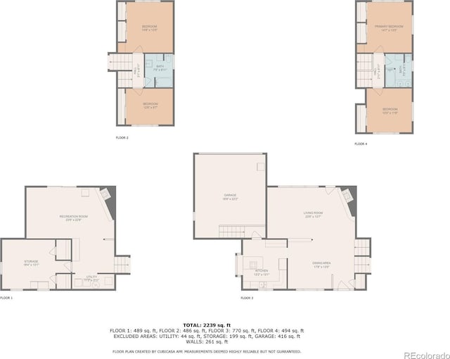 2633 Summit Dr, Colorado Springs, CO 80909 - view of home floor plan