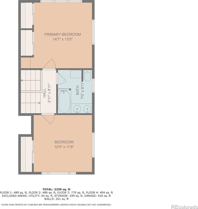 2633 Summit Dr, Colorado Springs, CO 80909 - view of floor plan / room layout