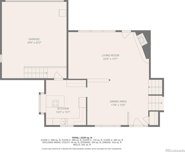 2633 Summit Dr, Colorado Springs, CO 80909 - view of floor plan / room layout