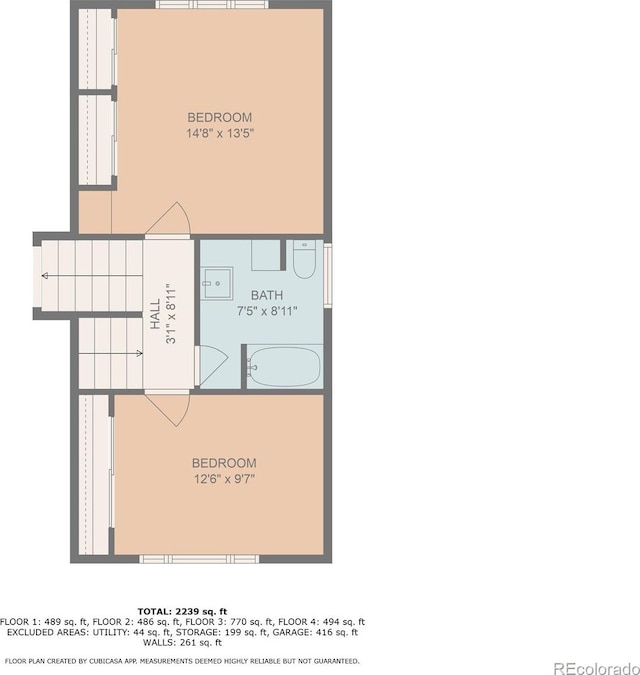 2633 Summit Dr, Colorado Springs, CO 80909 - view of floor plan / room layout