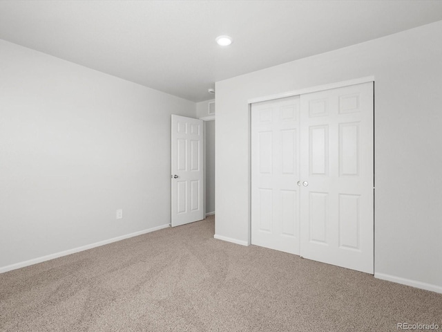 4635 Goldflower Dr, Johnstown, CO 80534 - unfurnished bedroom featuring carpet, a closet, and recessed lighting