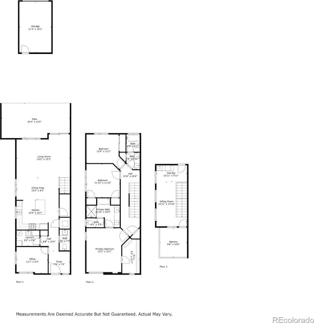 2442 S Bannock St, Denver, CO 80223 - floor plan / room layout