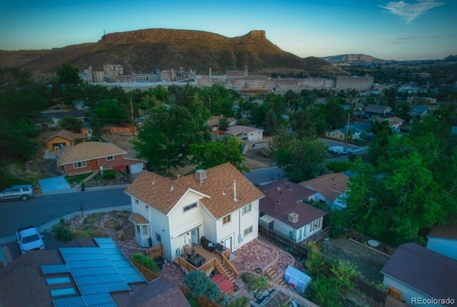 420 Sunshine Pkwy, Golden, CO 80403 - aerial view at dusk of a mountain view