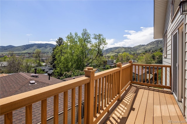420 Sunshine Pkwy, Golden, CO 80403 - deck with a mountain view