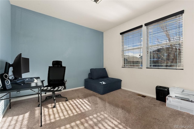 25127 E Maple Ave, Aurora, CO 80018 - carpeted home office featuring baseboards