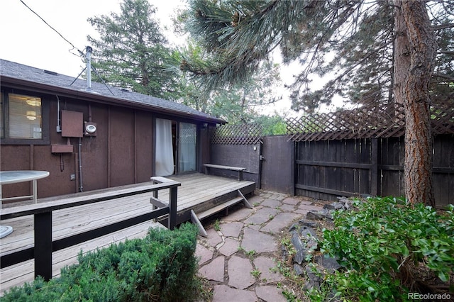 1703 W Weaver Ave, Littleton, CO 80120 - view of patio / terrace featuring a deck