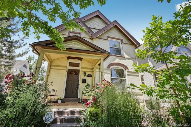 351 Bannock St, Denver, CO 80223 - victorian house with covered porch