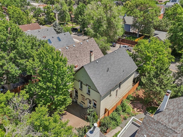351 Bannock St, Denver, CO 80223 - aerial view of property and surrounding area