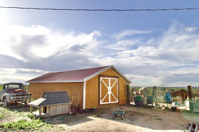 7013 County Road 69, Keenesburg, CO 80643 - view of shed with fence