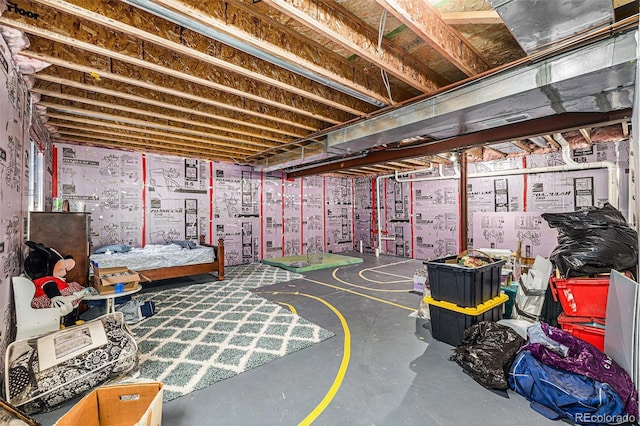 17464 Crestview Ct, Monument, CO 80132 - view of unfinished below grade area