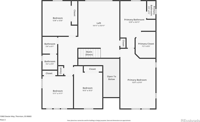 13962 Dexter Way, Thornton, CO 80602 - view of home floor plan