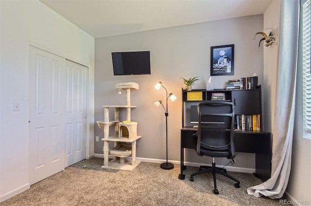 8445 S Holland Way Unit 205, Littleton, CO 80128 - carpeted home office featuring baseboards