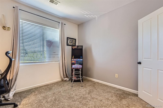 8445 S Holland Way Unit 205, Littleton, CO 80128 - office area featuring carpet floors and baseboards
