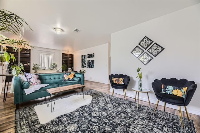 947 S Yates St, Denver, CO 80219 - living room with wood finished floors and baseboards
