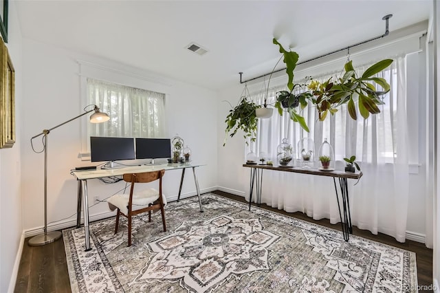 947 S Yates St, Denver, CO 80219 - office with wood finished floors and baseboards