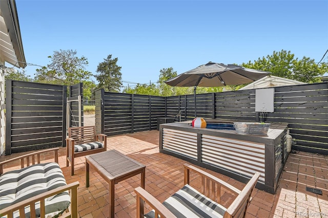 947 S Yates St, Denver, CO 80219 - deck with outdoor lounge area and a patio
