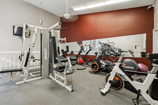 view of exercise room