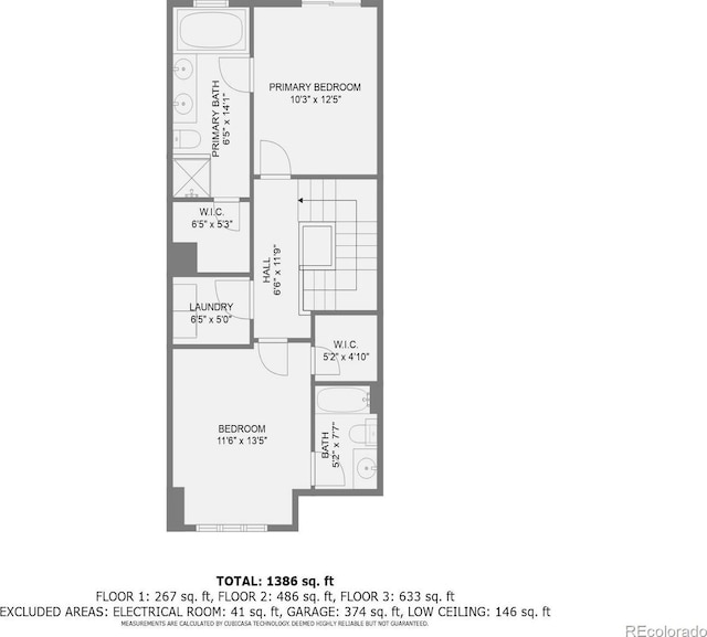 453 S Quay St, Lakewood, CO 80226 - plan