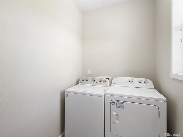 3654 Penang Dr, Castle Rock, CO 80109 - laundry room with separate washer and dryer