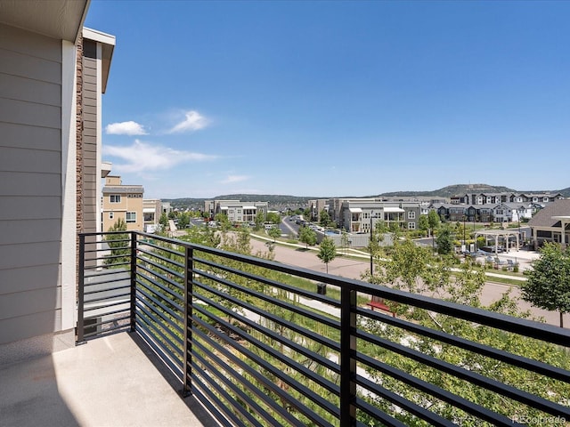 3654 Penang Dr, Castle Rock, CO 80109 - balcony featuring a residential view