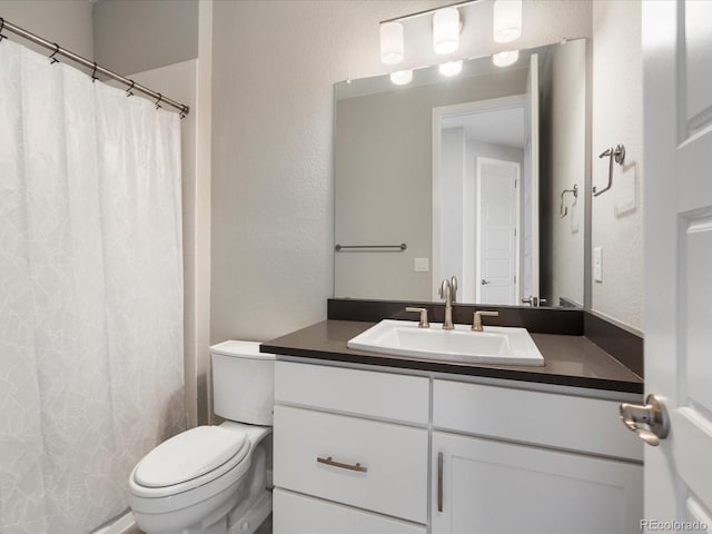 3654 Penang Dr, Castle Rock, CO 80109 - bathroom with vanity and a shower with curtain