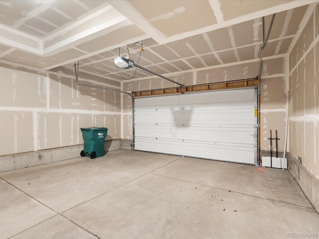 3654 Penang Dr, Castle Rock, CO 80109 - garage featuring a garage door opener