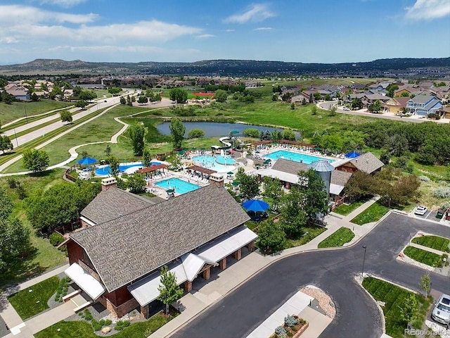 3654 Penang Dr, Castle Rock, CO 80109 - bird's eye view of a pool area