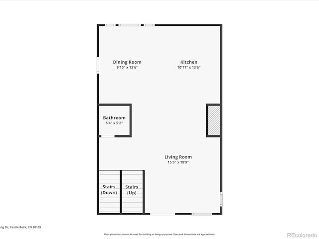 3654 Penang Dr, Castle Rock, CO 80109 - view of floor plan / room layout