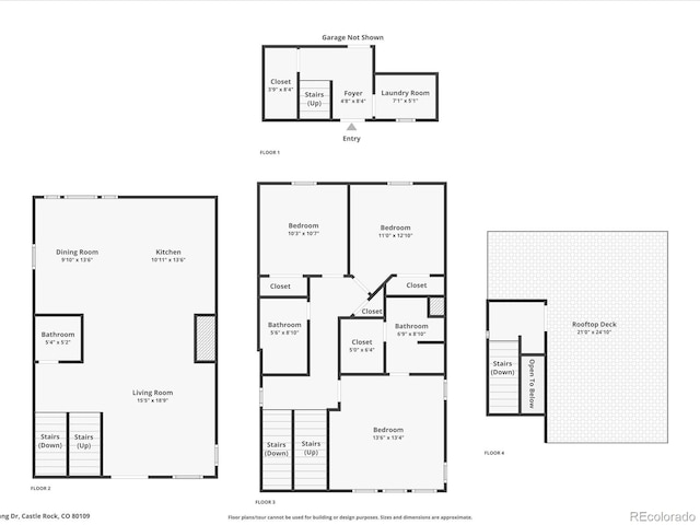 3654 Penang Dr, Castle Rock, CO 80109 - view of room layout