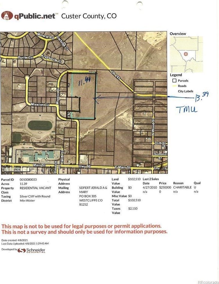 Mission Dr, Silver Cliff, CO 81252
