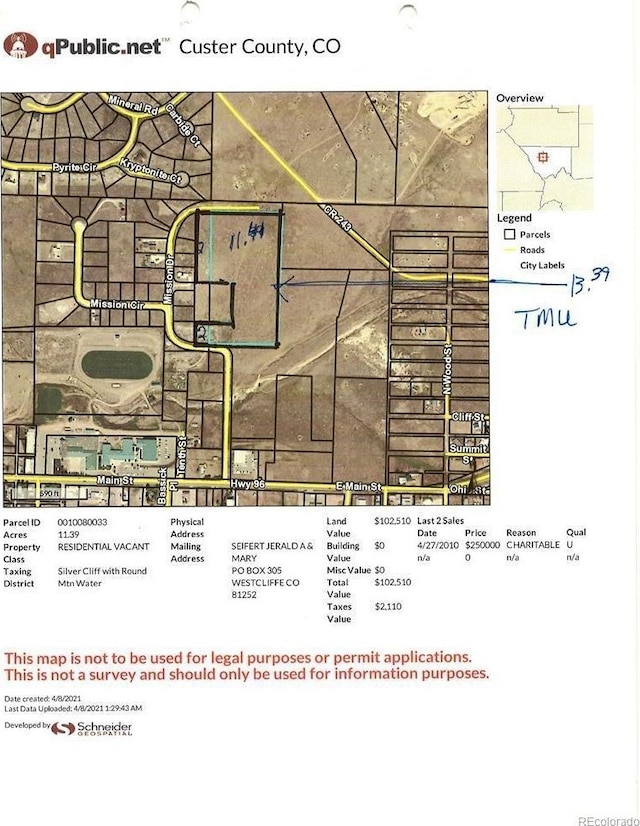 Mission Dr, Silver Cliff, CO 81252