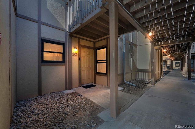 225 E 8th Ave Unit 10, Longmont, CO 80504 - view of exterior entry with stucco siding