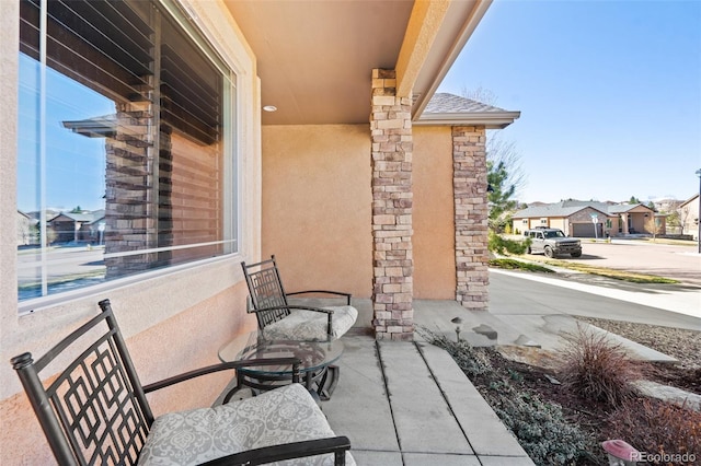 12441 Woodruff Dr, Colorado Springs, CO 80921 - porch with a residential view