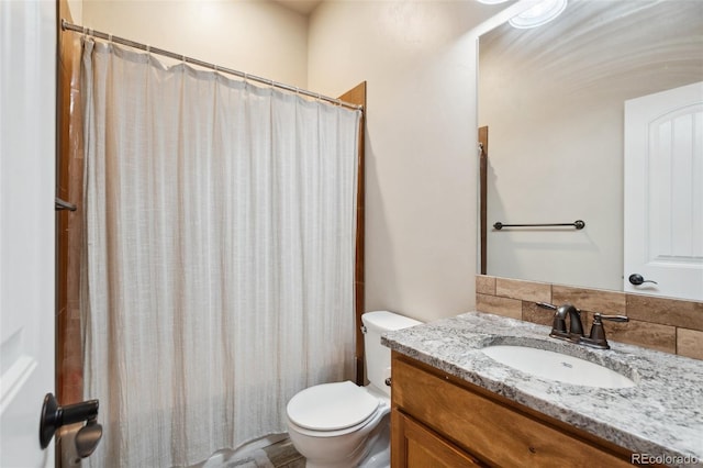 12441 Woodruff Dr, Colorado Springs, CO 80921 - full bath featuring vanity, toilet, and curtained shower