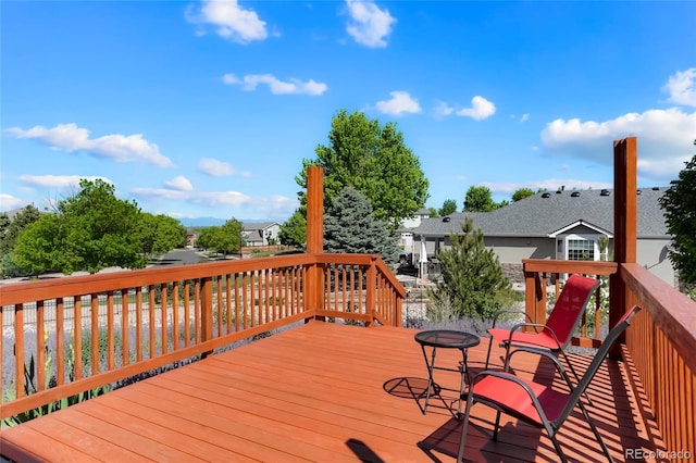 21395 E Greenwood Pl, Aurora, CO 80013 - view of wooden terrace
