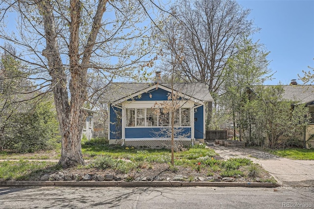 view of bungalow-style house