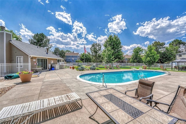 8055 E Colorado Ave Unit 8, Denver, CO 80231 - view of swimming pool with a patio area