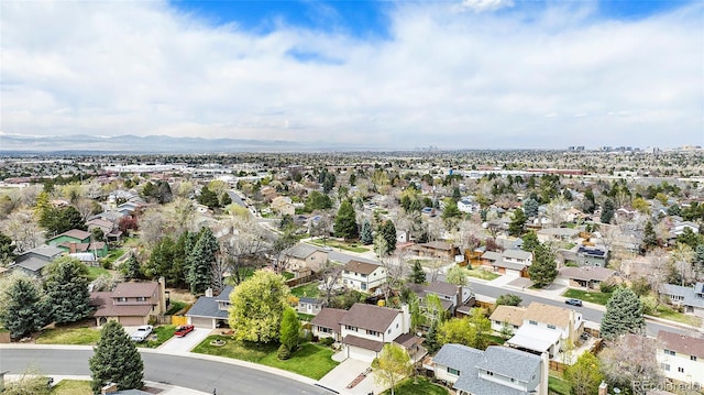 birds eye view of property featuring a residential view