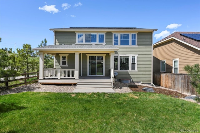19782 W 59th Ave, Golden, CO 80403 - rear view of property featuring covered porch