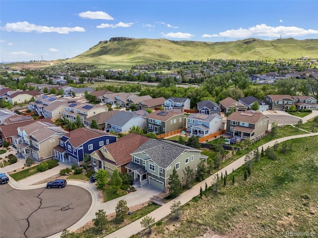 19782 W 59th Ave, Golden, CO 80403 - aerial view of residential area with a mountainous background