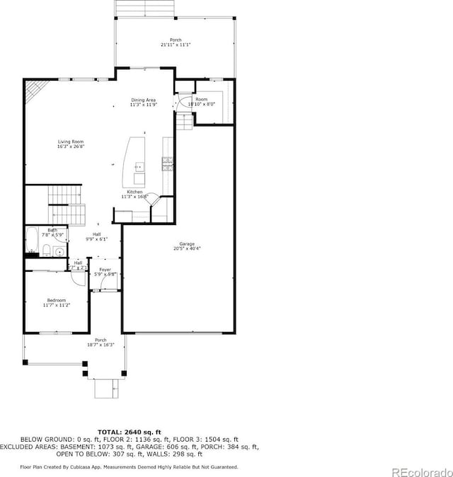 19782 W 59th Ave, Golden, CO 80403 - floor plan / room layout