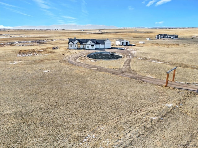 7668 Buckskin Ranch Vw, Peyton, CO 80831 - aerial view featuring a rural view