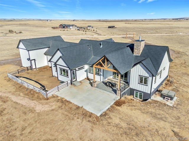 7668 Buckskin Ranch Vw, Peyton, CO 80831 - drone / aerial view with a rural view