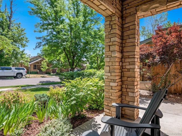 2741 Java Ct, Denver, CO 80211 - view of patio featuring fence